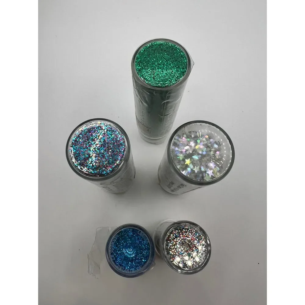 Lot of 5 Gick Crafts Glitter Multi Color, Fine, Prisma Stardust Arts &‎ Crafts